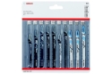 Набір пилок для лобзика Bosch Wood and Metal, 10 полотен - 1