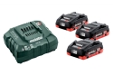 Базовий комплект Metabo LiHD 3x4.0 Аг + 1x ASC 55 685132000 - 1