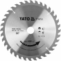 Диск пильный по дереву с победитовыми напайками Yato YT-60732 (255x30x3.0x2.0 мм), 36 зубцов - 1