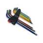 Набор Г-образных ключей TORX экстра-дов.с отв.9 ед.S2,T10-50 HAISSER 48117 - 1