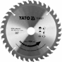 Диск пильний по дереву з побідитовими напайками Yato YT-60577 (160x20x2.2x1.5 мм), 36 зубців - 1