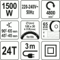 Пила дисковая Yato YT-82152 - 3