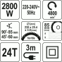 Пила дискова Yato YT-82154 - 2