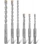 Набір бурів S&R Meister 4X Cutter HSS SDS-plus 6 шт - 7