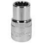 Головка торцевая Spline YATO YT-14824 1/2" M12 x 38 мм CRV - 1