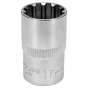 Головка торцевая Spline YATO YT-14829 1/2" M17 x 38 мм CRV - 1