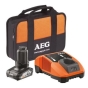 Набор зарядное устройство + аккумулятор AEG SETL1240BLK - 1