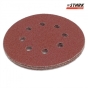 Папір шліфувальний Stark D125 мм 8 отворів зернистість 100 5 шт. - 1