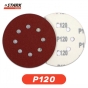 Папір шліфувальний Stark D125 мм 8 отворів зернистість 120 5 шт. - 3