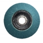 Круг зачистный лепестковый S&R циркониевый 125x22,2 з. 120 сталь 3 шт. - 2