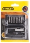Набор отверточных насадок STANLEY STA60480-XJ PZ1, PZ2, PH1, PH2, SL4.5, SL6.5, магнитный держатель, L= 60 мм. 7шт. - 1