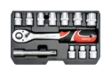 Набор торцевых головок YATO YT-38671 1/2" М10-24 мм 12 шт - 1