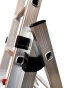 Лестница алюминиевая трёхсекционная GTM KME307 3x7 ступенек 1.9-4.07м - 3