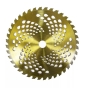 Ніж для мотокоси X-Treme 255*25.4*1.3 мм*40Т YELLOW 84084 - 1