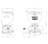 Ручний розкидач добрив Koshin HD-8 (0458828) - 2