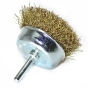 Щетка чашечная S&R 75 с латунированной гофрированной проволокой - 3