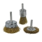Набор проволочных щеток S&R 3 шт. - 1