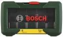 Набір твердосплавних фрез Bosch Promoline з хвостовиком Ø 8 мм, 6 шт. - 1