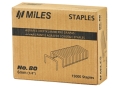 Скоби Miles No. 80-12MM, 10000 шт. 6 мм, 0,95 мм х 0,65 мм, 12,90 мм х 11,40 мм - 1