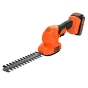 Кущоріз-ножиці акумуляторні BLACK+DECKER BCSS18D1 - 1