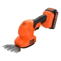 Кущоріз-ножиці акумуляторні BLACK+DECKER BCSS18D1 - 2