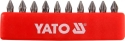 Набор отверточных насадок YATO YT-0474 "Philips" PН1 x 25 мм HEX 1/4" 10 шт - 1