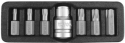 Набор отверточных насадок YATO YT-0416 "TORX-T", L= 30 мм адаптер 1/2" 7 шт - 1
