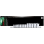 Набор головок TOPTUL TORX на планке 1/4"-1/2" E4-E24 14 ед. GAAR1402 - 1