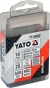 Набор отверточных насадок YATO YT-04822 SL5, SL6, PH1/1, PH2/2, PZ1/1, PZ2/2, L= 25 мм 10 шт - 1