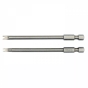 Набор отверточных насадок YATO YT-0498 SPANNER #4-#8, HEX 1/4" 100 мм 2 шт - 1