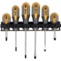 Набор отверток VOREL 60783 SL6.5x38/5.5 x75/6.5 x100 мм, PH2 x 38/PH1x75/PH2 x100 мм, Cr-V, 6 шт - 1