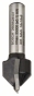 Пазовая V-образная фреза Bosch Standard for Wood 8x16x45 мм - 1