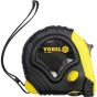 Рулетка VOREL 10125 L= 5 м x 19 мм, 3 фіксатори - 1