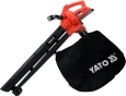 Порохотяг для листя акум. YATO YT-85175 12500 об/хв, продуктивність- 8 м³/хв, збірник- 45 л (БЕЗ АКУМУЛЯТОРА) - 1
