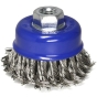 Щетка чашечная S&R 136256075 витая проволока 75 мм - 4