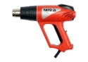 Фен технічний мережевий YATO YT-82292 P= 2000 Вт 0~550°C, з регулятором темп-ри, 5 t°.реж + 6 аксесуари - 1