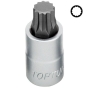 Головка торцевая TOPTUL SPLINE M6 L55 мм 1/2" BCHA1606 - 1