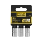 Набор торцевых головок 1/4 Maxi Drive, с шестигранным профилем, 3 шт: 8, 9, 10 мм STANLEY FMMT17091-0 - 1