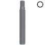 Бита шестигранная TOPTUL 10мм L-75мм HEX 7мм FSDB1207 - 1