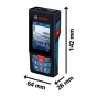 Лазерный дальномер Bosch GLM 150-27 C Professional с чехлом - 4