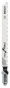 Пилочка для лобзика Bosch Clean for Wood T 101 BR, 5 шт - 1