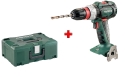 Акумуляторний шуруповерт Metabo BS 18 LT BL Quick каркас + MetaLoc (602334840) - 1
