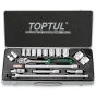 Набор головок с трещоткой TOPTUL 1/2" 18 ед. (6-гр.) GCAD1802 - 1
