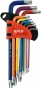 Ключі Yato "TORX" Т10-Т50, Г-подібні (YT-05633) - 1