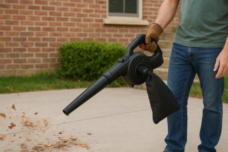 Садовые пылесосы: готовимся к осени