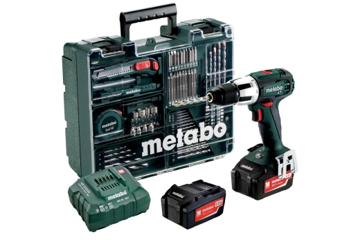 Аккумуляторный ударный шуруповерт Metabo SB 18 LT Mobile Workshop 4 Ач (602103640) Аккумуляторный ударный шуруповерт Metabo SB 18 LT Mobile Workshop 4 Ач (602103640)