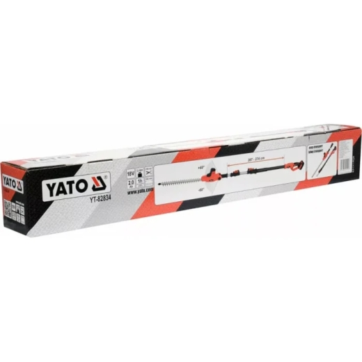 Кусторез аккумуляторный телескопический Yato (YT-82834) - 5