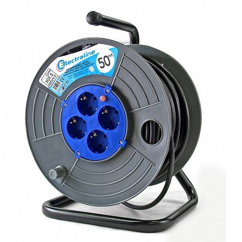 Удлинитель барабанный Electraline 50 м. 3х1,5 (49035) Удлинитель барабанный Electraline 50 м. 3х1,5 (49035)