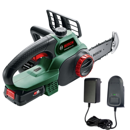 Аккумуляторная цепная пила Bosch UniversalChain 18, 1 акб PBA 18V 2.5Ah, з/у AL 18V-20 - 2