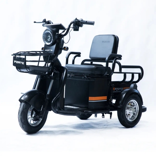 Трицикл акумуляторний FORTE CARGO-P650 Чорний - 1